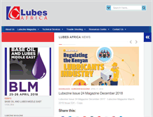 Tablet Screenshot of lubesafrica.com